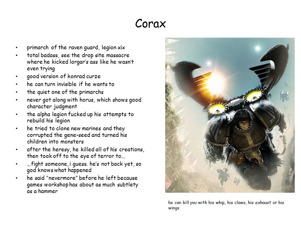Corax novel