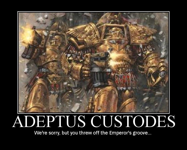 Adeptus Custodes meme - The Regent's Shadow by Chris Wraight