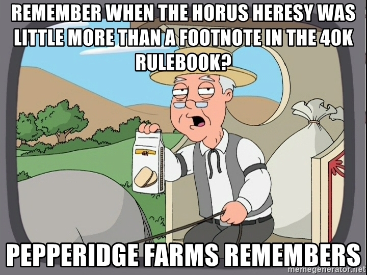 Hater's guide to the Horus Heresy