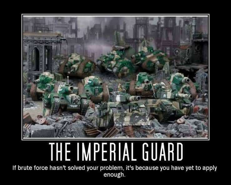 Imperial Guard / Astra Militarum meme