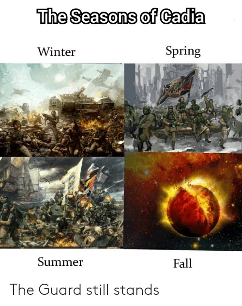 seasons of Cadia meme