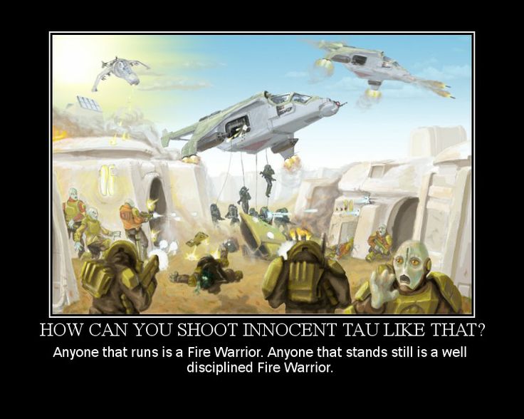 Tau fire warrior meme